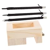 NUOBESTY 1 Set Set Siegelschneidwerkzeug Gravierwerkzeug Gravurwerkzeug Set Holzschnitzerei Schnitzwerkzeuge Holzbearbeitungsmarkierungsmesser Holzbearbeitungs Graviermesser Schwarzer