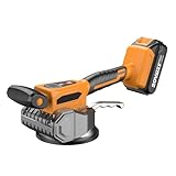 KVNTOOLS Fliesen-Vibrationswerkzeug mit 145 mm Saugnapf und 100 kg Adsorption, Hand-Fliesen-Installations-Nivelliermaschine, max. 18.000 U/min, Fliesensaugnapf, Vibrationswerkzeug mit 12 Stufen,