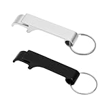 YueJieSelected 2 Stück Flaschenöffner Schlüsselanhänger, Aluminium Multifunktionaler Flaschenöffner, Bottle Opener, Beer Bieröffner Schlüsselanhänger, Bierflaschenöffner