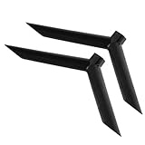 Healeved 2 Stück Tv-ständerbasis Fernseher Tv -Mount -Stand Austausch des Tv-ständers Tv -Berg Black