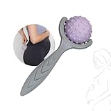 reer mama Massageroller, für eine wohltuende Entspannung während der Schwangerschaft, ergonomischer Griff für individuelle Massagestärke, vielseitig einsetzbar, Massagegerät