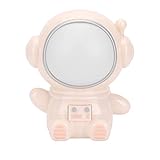 Verdant Touch LED-Nachtlicht, niedliches Astronauten-Aussehen, 3 Modi, USB-Anschluss, für Schlafsaal, Rosa