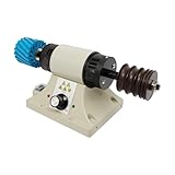 350W Leder Polier Poliermaschine 8000rpm Lederpoliermaschine mit 6 Schleifbänder Elektrisch Schleifmaschine Poliergerät für Leder- und Holzprodukte