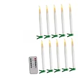 jojofuny 10 Stücke Teelicht Kerzen Kerze Lichter Weiß Lange Kerze Lampe Pp Kerze Licht Lampe