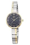 ETT Eco Tech Time Solar Damen Uhr Analog mit Edelstahl Armband ELS-12151-52M