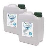 Pura Active 2x2,5L alkoholfreies Desinfektionsmittel für Flächen, Oberflächen, Hände & Haut | Wirksam gegen Bakterien, Viren, Pilze, Sporen, Schimmel & entfernt Gerüche | Basisch | Kanister