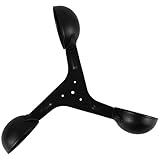 Beavorty Anemometer Windmesssensor Ersatz Windbecher mit Drei Tassen aus Aluminium für Windgeschwindigkeitsmessung und Luftqualitätsmessung im Außenbereich