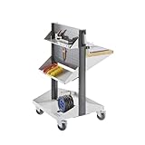 ANKE | Werkzeug- und Materialwagen | fahrbar | 3 Ablageböden | 2 Wannenböden | anthrazitgrau RAL 7016