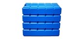 ZiVie® Kühlakku Set mit 4 Kühlpads (400ml) klein & flach | schnell gefrierende Kühlakkus für über 12 Stunden Kühlung | Kühlpack für Kühltasche & Kühlbox | Maximale Frische und Kälte