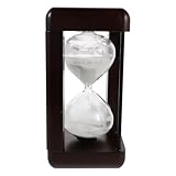 VICASKY Vintage Sanduhr Minuten Weißer Sand Eleganter Sanduhr Timer für Küche Büro Zuhause Kreativer Stromfreier Sanduhr zeitmesser und Dekorationsornament