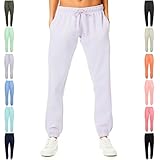 Light & Shade Damen Soft Touch Loungewear Jogginghose Jogger, Lavendel, L