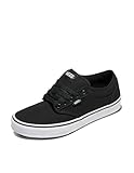 Vans Herren Atwood Sneaker, Canvas Black White, 44 EU