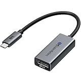 Cable Matters 80 Gbps USB C DisplayPort 2.1 Adapter, 16K@60hz, 8K@240hz, 4K@960Hz und HDR-Unterstützung – Thunderbolt 5/4, USB4-kompatibel mit VR-Headset, MacBook Pro, iPad Pro, XPS, Surface Pro