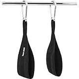 GORILLA SPORTS® Bauchmuskelschlaufen - 2er-Set, mit Karabinerhaken, bis 300 kg Belastbar, Reißfestes - Armschlaufen für Bauchtraining, Ab Straps Slings, Bauchtrainingsschlaufen, Klimmzugstange