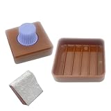Build Plate Cleaner, Microfiber Tool Holder, 3d Printers Cleaner Tray, Towel Storage Organizer, Cleaning Supplies for Printer, (1 Piece Gray), Workplace School Printing Shop Use