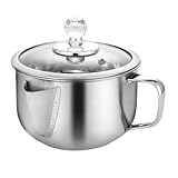 Fetttrennkanne Edelstahl, 1100 Ml Küchen Soßentrennsieb Mit Deckel, Öl-Fettabscheider Zum Abschöpfen Von Fetten Aus Saucen Und Suppen