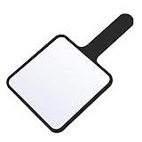 Happyyami Handspiegel Tragbarer Schminkspiegel Für Damen Kosmetikspiegel Für Reisen Und Zuhause Handheld Make Up Spiegel Für Präzises Styling