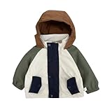 Nlaayong Softshelljacke Jungen Mädchen Windjacke Wasserdicht Windbreaker Freizeitjacke mit Kapuze & Reißverschluss Outdoor Jacke Regenjacke Kinder