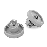 DL-pro 2x Korbrolle unten kompatibel mit Miele 2372352 Laufrolle Rolle Rad Rädchen für Unterkorb für Mondia Novostar Senator Futura Geschirrspüler Spülmaschine Geschirrspülmaschine…