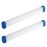 NULYLU 1 Set 2pcs LED Unter Schrankleuchte USB Abnehmbare Notlampe (blau)