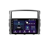 Doppel Din Bluetooth-Autoplayer HD-Touchscreen，Für Mitsubishi Pajero 4 2006-2014 Autoradio Mit Bluetooth-Autoplayer Drehbarem Bildschirm Unterstützt GPS Navigationsgerät WiFi Lenkradkontrolle (Color