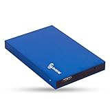 SUHSAI 500 GB tragbare Externe Festplatte, Pocket Backup HDD, 2,5 Zoll Externe Datenspeicherfestplatte, USB 3.0-Festplatte, kompatibel für Gaming-PC, Mac, Laptop, Xbox, Xbox One – Blau