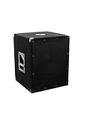 Omnitronic BX-1550 Subwoofer 800W | 15' Subwoofer mit 800 Watt Leistung | Druckvolle Bass-Unterstützung für alle Full-Range-Topteile