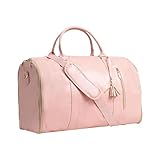 Wochenendgepäck, Übernachtungstasche, faltbar, Sporttasche, Reisetasche, wasserdicht, Sporttasche, abnehmbarer Riemen, Krankenhaustasche, Rosa, siehe Beschreibung, Unisex, Rosa, siehe Beschreibung