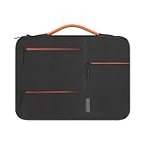 FJOADNVM Notebook Tasche Laptoptasche, PC-Hülle, Hülle, Tragbare, Große Kapazität, Schützende Laptophülle(Black,13')