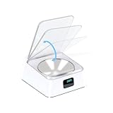 Gatuida Automatischer Futterautomat mit Infrarot Induktion Großer Kapazität für Katzen und Hunde Geruchloses Material Automatische Öffnung bei Näherung Rutschfester Napf für Sicheres