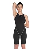 arena Powerskin ST Next Einteiliger Badeanzug für Damen, FINA-zugelassener Wettkampfanzug, Schwimmanzug für Damen aus Recyceltem Material, Gefütterter Einteiler für Damen mit Verstärkten Trägern
