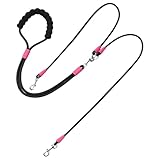 Doppelter Hundegurt, Haustiergurt, Doppel-Hundeseil, Anti-Verdreh-Design, verstellbare Tiersicherheitsausrüstung für den Außenbereich, kleine und mittelgroße Rassen