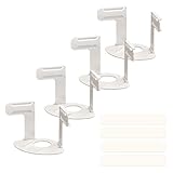 Danowday Bettlaken Spanner, Bettlaken Halter 4er Set, Bedlock Verhindert das Verrutschen von Bettlaken und Bettbezügen, Spannbettlaken Halter Verstellbar, Unsichtbare Bettlaken Halter, Sheet Fix