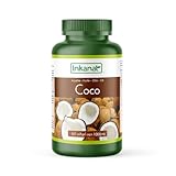 Kokosöl-Kapseln 60x1000 MG – INKANAT | 60 Weichkapseln – Reich an MCT-Fettsäuren – Natürliche Energie- und Stoffwechselunterstützung – Geeignet für Keto- und Paleo-Diäten