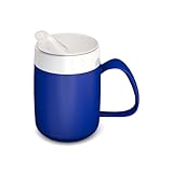 Ornamin Becher mit Trink-Trick mit Schnabelaufsatz, blau