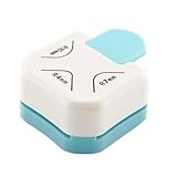 Eckenstanzer 3 in 1, Kreiert Runde Ecken, Anhänger und Etiketten, 3Wege Papierstanzer Eckenstanzer für Fotos, Eckenabrunder zum Basteln, für DIY Projekte, Scrapbooking und Karten Basteln