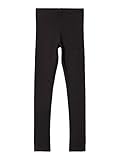 NAME IT Mädchen Basic-Leggins Bio-Baumwolle schwarz 152