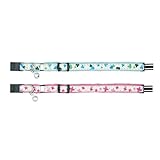 Trixie Glow in the Dark Kätzchen Katze Plüsch Halsband, 1 stuck, (Assortiert)