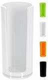 Spirella Wattepadspender Wattepadhalter Acryl Sydney Make-Up Kosmetikorganizer 16,5 x 7 cm Weiß