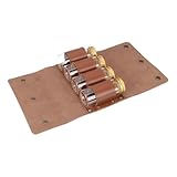 VERDANVERSE Outdoor Gewürzbox mit Lebensmittelechten Gewürzdosen und Pu braun Tragetasche Praktischer Gewürzhalter für Camping Grillen und Picknick Kompakt und Langlebig für Unterwegs