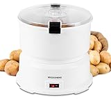 MXBAOHENG 85 W Elektrischer Kartoffelschäler 1 kg Kapazität Kartoffelschälmaschine elektrisch mit Salatschleuder Tischstehende Dehydrieren von Gemüse für Zuhause, Restaurant, Fast-Food-Läden