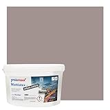 Preismaxx Mattlatex Farbe für Innen urban colors, bunte Wandfarbe Latexfarbe matt, braun, felsbraun, rock brown 5L