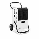 MSW Bautrockner 50 l / 24 h 30 90 m² 628 m³/h 7 L mit Griff Luftentfeuchter Raumentfeuchter Trocknungsgerät