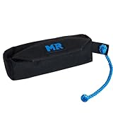 Martin Rütter – Futterbeutel Dummy Schwarz XS – Futterdummy Hund wasserabweisend & waschbar, mit Reißverschluss & Wurfschnur – Apportierbeutel für Hundetraining – Für Trocken- & Nassfutter, Leckerlis