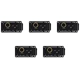 Daijianbin 5X -10B 4 Band EQ Equalizer Preamp Gitarren Tonabnehmer mit Stimmgerät Hard Bridge Piezo Tonabnehmer für Gitarre 36 und 38 Akustik Gitarre mit Endpin Abdeckung