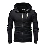 Pullover Herren Winter Modern Kapuzenjacke Teddy-Fleece Hoodie Sweatshirts Streetwear Kapuzenpullover Freizeit Classic Sweatshirt Pullover Oberteile Langarmshirt Frühling Herbst Sweatjacke
