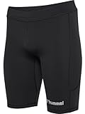hummel Herren Hmlrun Short Tight Sweatpants, Schwarz, M EU