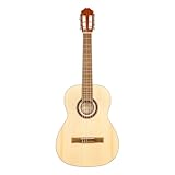 Kremona Lilia 3/4 Konzertgitarre - Handmade in Europe - Massive Fichtendecke mit offenporigem Finish - Bequeme Nylonsaitengitarre für Schüler und junge Anfänger