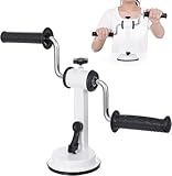 Armtrainer für Physiotherapie|Hometrainer Fahrrad Senioren, Tragbare Rehabilitation Exerciser für Arm und Schulter, Starke Saugleistung, Einstellbarer Widerstand, Mini Heimtrainer