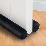 Marwood Zugluftstopper unter der Tür, 61–76,2 cm, verstellbarer Windstopper für Tür und Fenster, Schaumstoff-Türfeger, Luft- und Geräuschblocker für Unterseite der Türen, doppelseitige Dichtung,